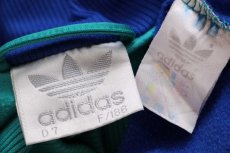 画像5: 90s adidasアディダス マルチカラー ハイネック ドルマンスリーブ トラックジャケット&パンツ セットアップ L★ジャージ (5)