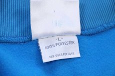 画像5: 80s USA製 adidasアディダス トレフォイル ロゴ刺繍 トラックジャケット ライトブルー L★ジャージ (5)