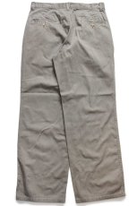 画像3: 90s USA製 ポロ ラルフローレン ツータック コットンツイルパンツ グレー W32★333 (3)