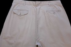 画像5: 90s ポロ ラルフローレン HAMMOND PANT ツータック コットンパンツ カーキ W36★349 (5)