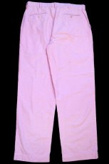 画像3: 00s ポロ ラルフローレン オックスフォード コットンパンツ ピンク W34 L30 (3)