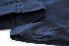 画像8: 90s ポロ ラルフローレン ツータック スラックス コットンパンツ 紺 フェード W33 L30★347 (8)