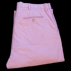 画像1: 00s ポロ ラルフローレン オックスフォード コットンパンツ ピンク W34 L30 (1)