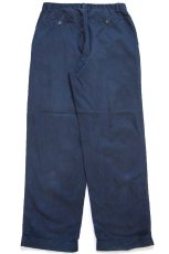 画像3: 90s ポロ ラルフローレン ツータック スラックス コットンパンツ 紺 フェード W33 L30★347 (3)