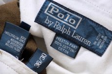 画像6: 00s ポロ ラルフローレン PRESTON PANT コットン チノパン 茶 W36 L30★334 (6)