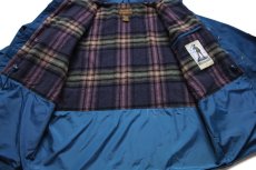 画像6: 90s EddieBauerエディーバウアー タータンチェック ウールライナー マウンテンジャケット 紺 XL (6)