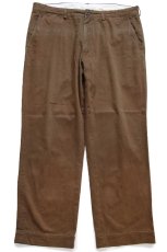 画像2: 00s ポロ ラルフローレン PRESTON PANT コットン チノパン 茶 W36 L30★334 (2)