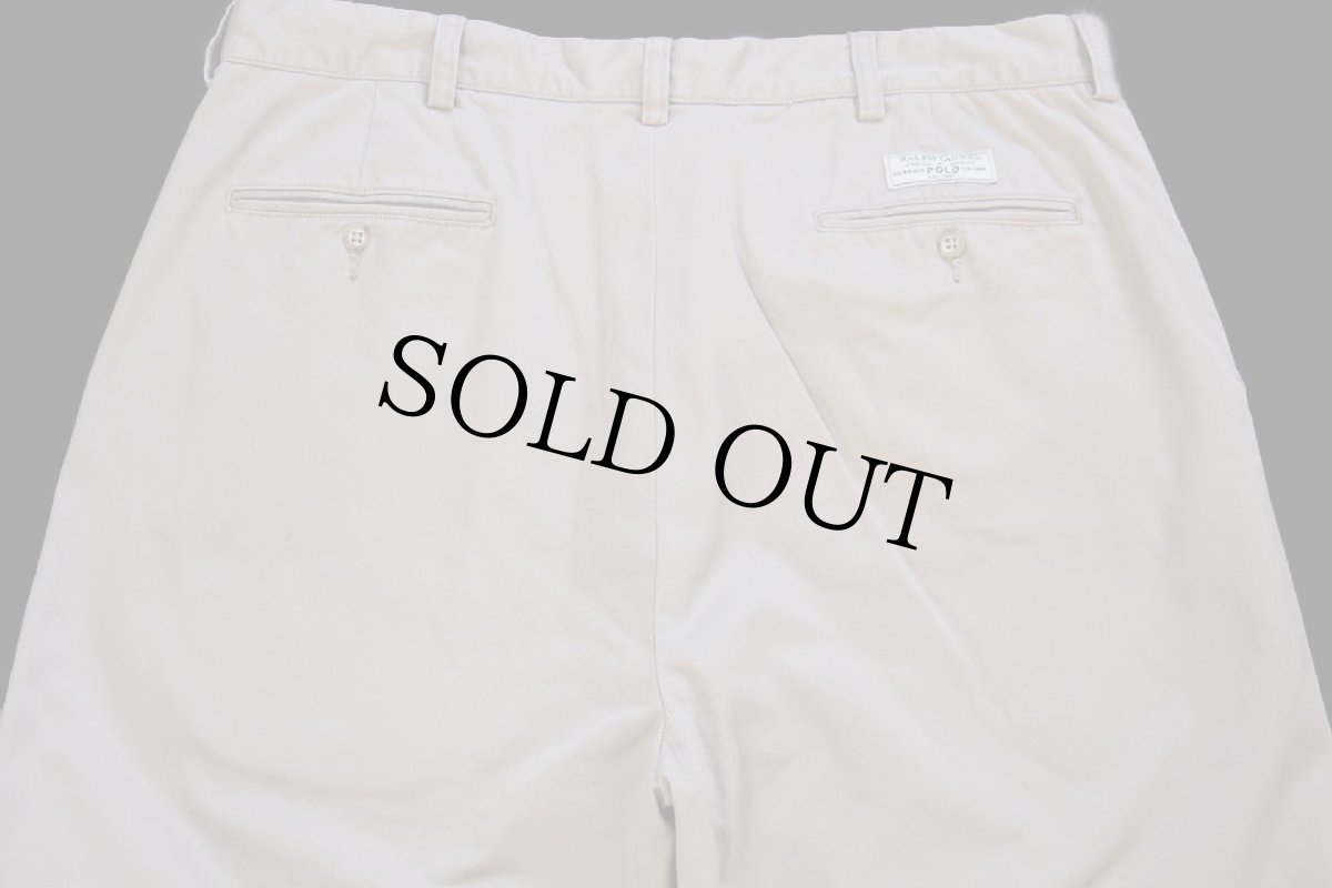 画像5: 00s ポロ ラルフローレン PROSPECT PANT コットン チノパン ベージュ W36 L30★343 (5)