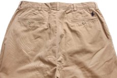 画像5: 00s ポロ ラルフローレン PROSPECT PANT コットン チノパン 薄茶 W35★335 (5)