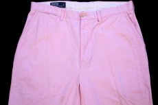 画像4: 00s ポロ ラルフローレン オックスフォード コットンパンツ ピンク W34 L30 (4)
