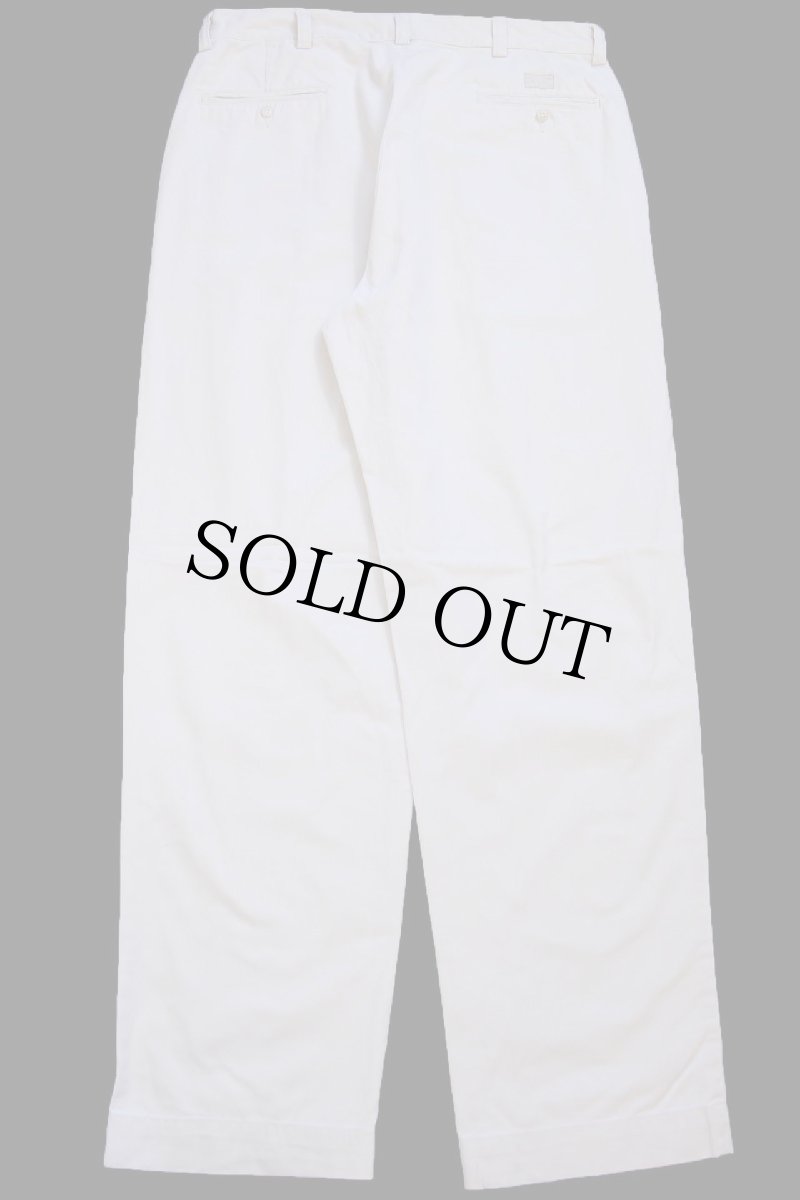 画像3: 90s メキシコ製 ポロ ラルフローレン PHILIP PANT コットン チノパン アイボリー W34 L32★342 (3)