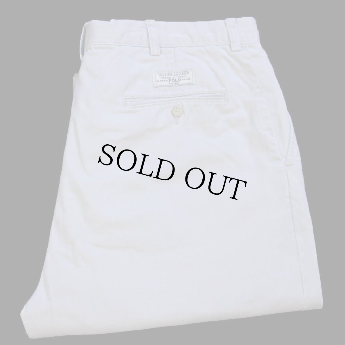 画像1: 00s ポロ ラルフローレン PROSPECT PANT コットン チノパン ライトベージュ W36 L30★352 (1)