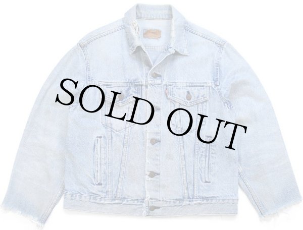 80s USA製 Levi'sリーバイス 70506 カットオフ デニムジャケット 4 80s USA製 Levi'sリーバイス 70506 カットオフ デニムジャケット 4