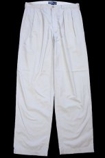 画像2: 90s ポロ ラルフローレン ANDREW PANT ツータック コットンパンツ ライトベージュ W34 L32★351 (2)