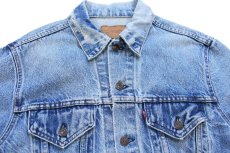 画像3: 80s USA製 Levi'sリーバイス 70506 ダメージ デニムジャケット 4ポケット 44 (3)