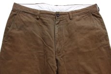 画像4: 00s ポロ ラルフローレン PRESTON PANT コットン チノパン 茶 W36 L30★334 (4)