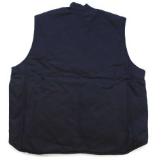 画像2: 新品★carharttカーハート V01 FIRM DUCK INSULATED RIB COLLAR VEST RELAXED FIT キルティングライナー ダックベスト 黒 2XL★特大 (2)