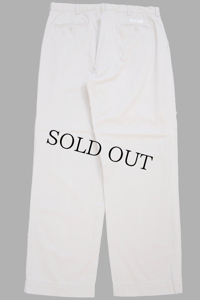 画像3: 00s ポロ ラルフローレン PROSPECT PANT コットン チノパン ベージュ W36 L30★343 (3)