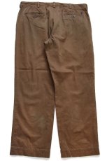 画像3: 00s ポロ ラルフローレン PRESTON PANT コットン チノパン 茶 W36 L30★334 (3)