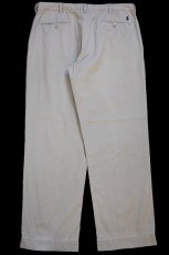 画像3: 00s ポロ ラルフローレン PRESTON PANT コットン チノパン グレーベージュ W35 L30★339 (3)