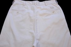 画像5: 90s メキシコ製 ポロ ラルフローレン PHILIP PANT コットン チノパン アイボリー W34 L32★342 (5)
