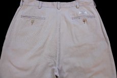 画像5: 90s ポロ ラルフローレン ANDREW PANT ツータック コットン チノパン ベージュ W35 L30★340 (5)