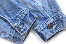 画像8: 80s USA製 Levi'sリーバイス 70506 ダメージ デニムジャケット 4ポケット 44 (8)
