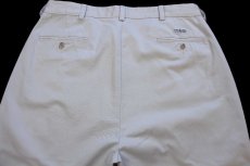 画像5: 90s ポロ ラルフローレン ANDREW PANT ツータック コットン チノパン ライトベージュ W35 L30★341 (5)