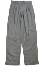 画像2: 90s POLO GOLF ラルフローレン CLASSIC GOLF PANT ツータック コットン チノパン グレー W30 L32 (2)