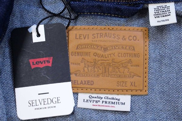 新品☆LEVI'S PREMIUM リーバイス TYPE I TRUCKER デニムジャケット XL