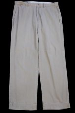 画像2: 00s ポロ ラルフローレン PRESTON PANT コットン チノパン グレーベージュ W35 L30★339 (2)