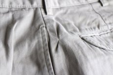 画像8: 00s ポロ ラルフローレン HAMMOND PANT ツータック コットン チノパン グレーベージュ W36 L34★348 (8)