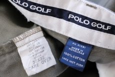 画像6: 90s POLO GOLF ラルフローレン CLASSIC GOLF PANT ツータック コットン チノパン グレー W30 L32 (6)