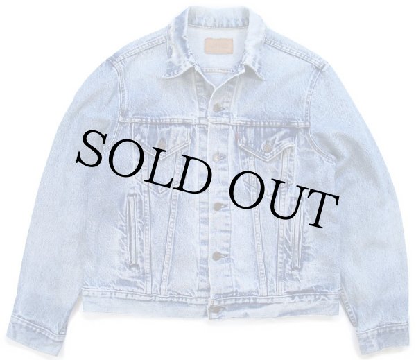 80s USA製 Levi'sリーバイス 70506 ダメージ デニムジャケット 4