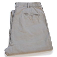 画像1: 00s ポロ ラルフローレン HAMMOND PANT ツータック コットン チノパン グレーベージュ W36 L34★348 (1)