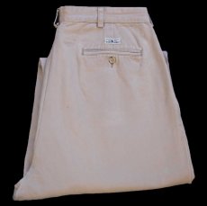 画像1: 90s ポロ ラルフローレン ANDREW PANT ツータック コットン チノパン ベージュ W36★344 (1)