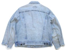 画像2: 80s USA製 Levi'sリーバイス 70506 カットオフ デニムジャケット 4ポケット ボロ 44R (2)