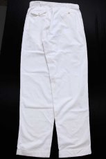 画像3: 90s ポロ ラルフローレン ツータック コットンパンツ 白 W34 L34 (3)