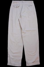 画像3: 90s ポロ ラルフローレン HAMMOND PANT ツータック コットンパンツ カーキ W32 L32★350 (3)