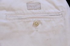画像7: 90s メキシコ製 ポロ ラルフローレン PHILIP PANT コットン チノパン アイボリー W34 L32★342 (7)