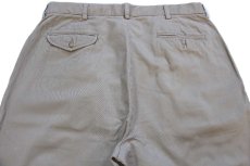 画像5: 00s ポロ ラルフローレン HAMMOND PANT ツータック コットン チノパン グレーベージュ W36 L34★348 (5)