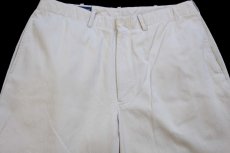 画像4: 90s ポロ ラルフローレン スラックス コットンパンツ アイボリー W34★353 (4)