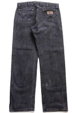 画像3: 00s Wranglerラングラー 13MWZ ブラック デニムパンツ W35 L32★SDP4403 (3)