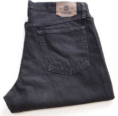 画像1: 00s メキシコ製 Wranglerラングラー ブラック デニムパンツ W34 L29★SDP4404 (1)