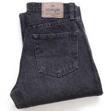 画像1: 00s メキシコ製 Wranglerラングラー ブラック デニムパンツ W29 L30★SDP4416 (1)