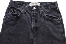 画像4: 00s メキシコ製 Wranglerラングラー ブラック デニムパンツ W30 L30★SDP4414 (4)