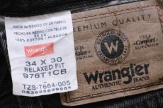 画像5: 00s メキシコ製 Wranglerラングラー ブラック デニムパンツ W34 L30★SDP4406 (5)