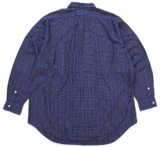 画像2: 00s ラルフローレン BLAKE タータンチェック ボタンダウン コットンシャツ L (2)