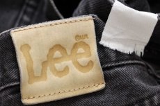 画像5: 00s Leeリー ブラック デニムパンツ フェード W33★SDP4420 (5)