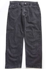 画像2: 00s メキシコ製 Wranglerラングラー ブラック デニムパンツ W38★SDP4409 (2)